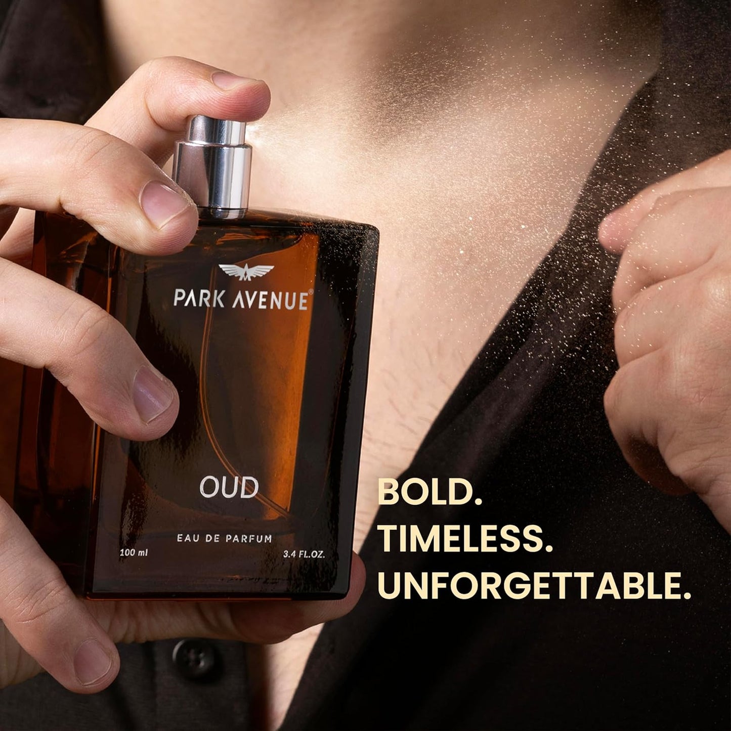Park Avenue Oud Liquid Eau De Parfum for Men (100ml) – Long Lasting Luxury Fragrance | Premium Aromatic Scent | Perfect Wedding Gift