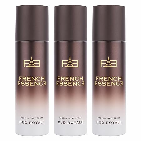 French Essence Deodorant Oud Royal, 120Ml (Combo of 3)