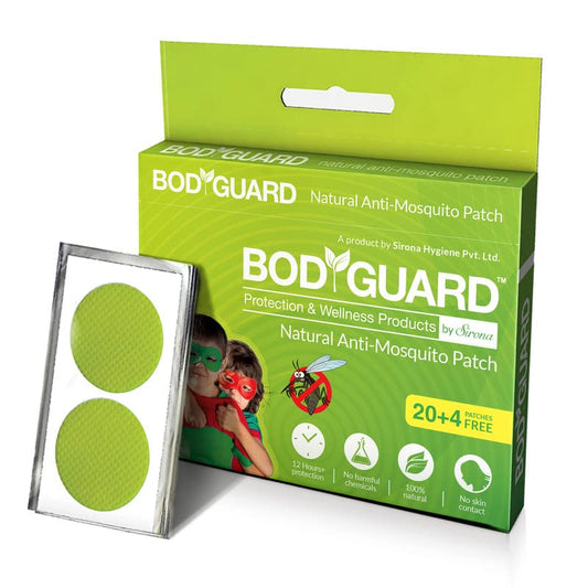 Bodyguard Natural Anti Mosquito Repellent Patches - 24 Patches