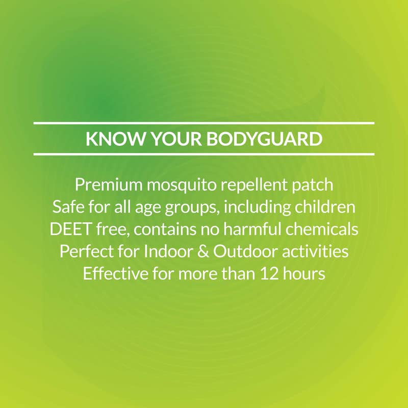 Bodyguard Natural Anti Mosquito Repellent Patches - 96 Patches
