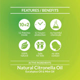 Bodyguard Natural Anti Mosquito Repellent Patches - 24 Patches