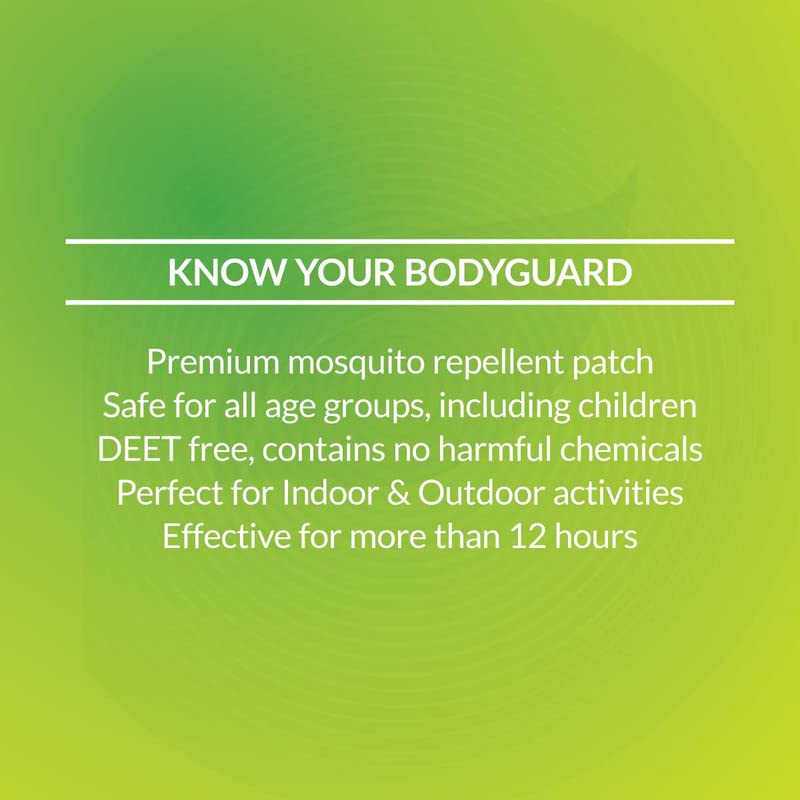 Bodyguard Natural Anti Mosquito Repellent Patches - 96 Patches