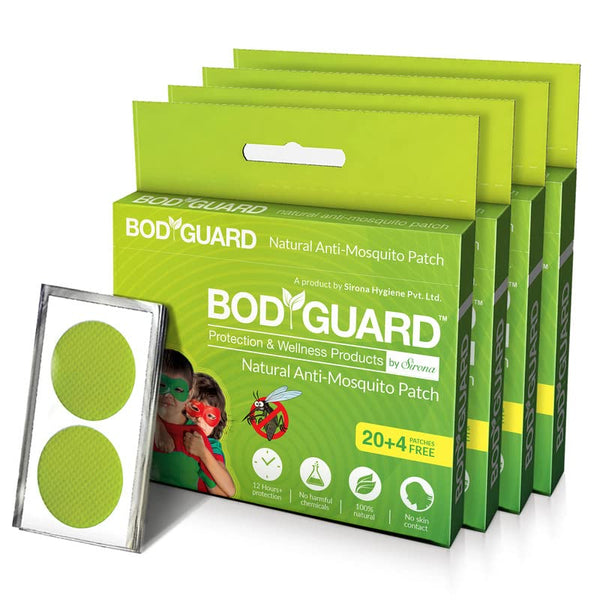 Bodyguard Natural Anti Mosquito Repellent Patches - 96 Patches