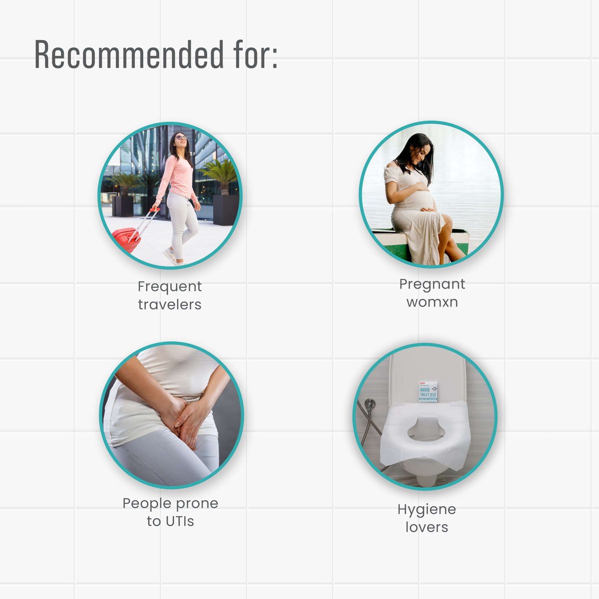 PeeBuddy Disposable Toilet Seat Covers - 40 Sheets (20 Sheets - 2 Pack) | No Direct Contact with Unhygienic Seats | Easy To Dispose | Nature Friendly | Must Have for Women and Men
