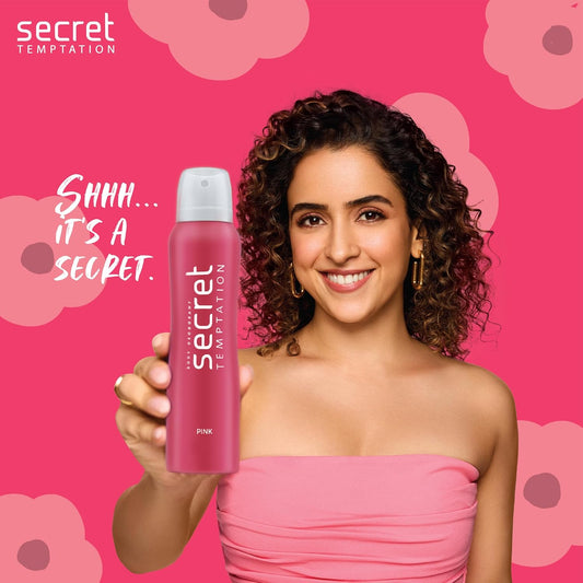 Secret Temptation Pink Deodorant for Women, 150ml