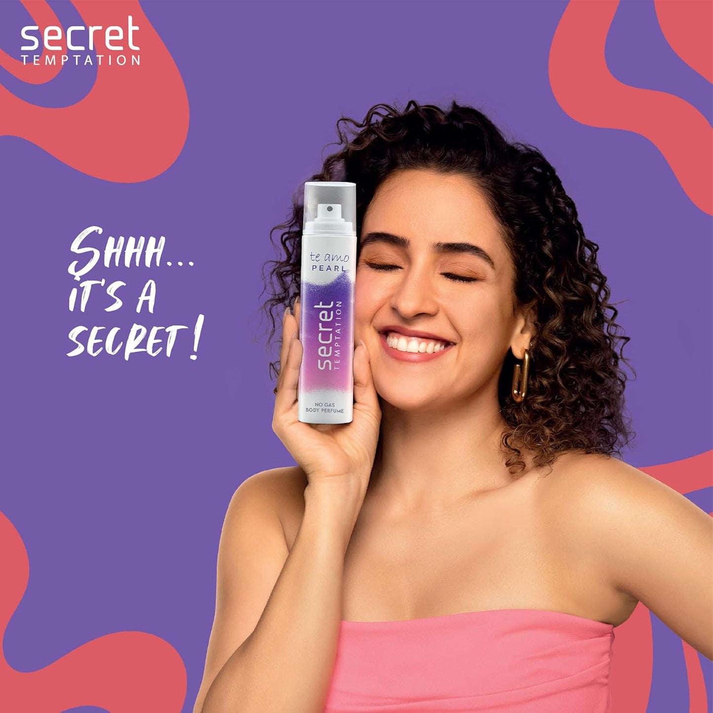 Secret Temptation Te Amo Pearl No Gas Deo Body Spray, Long Lasting Dodorant for Women, 120ml