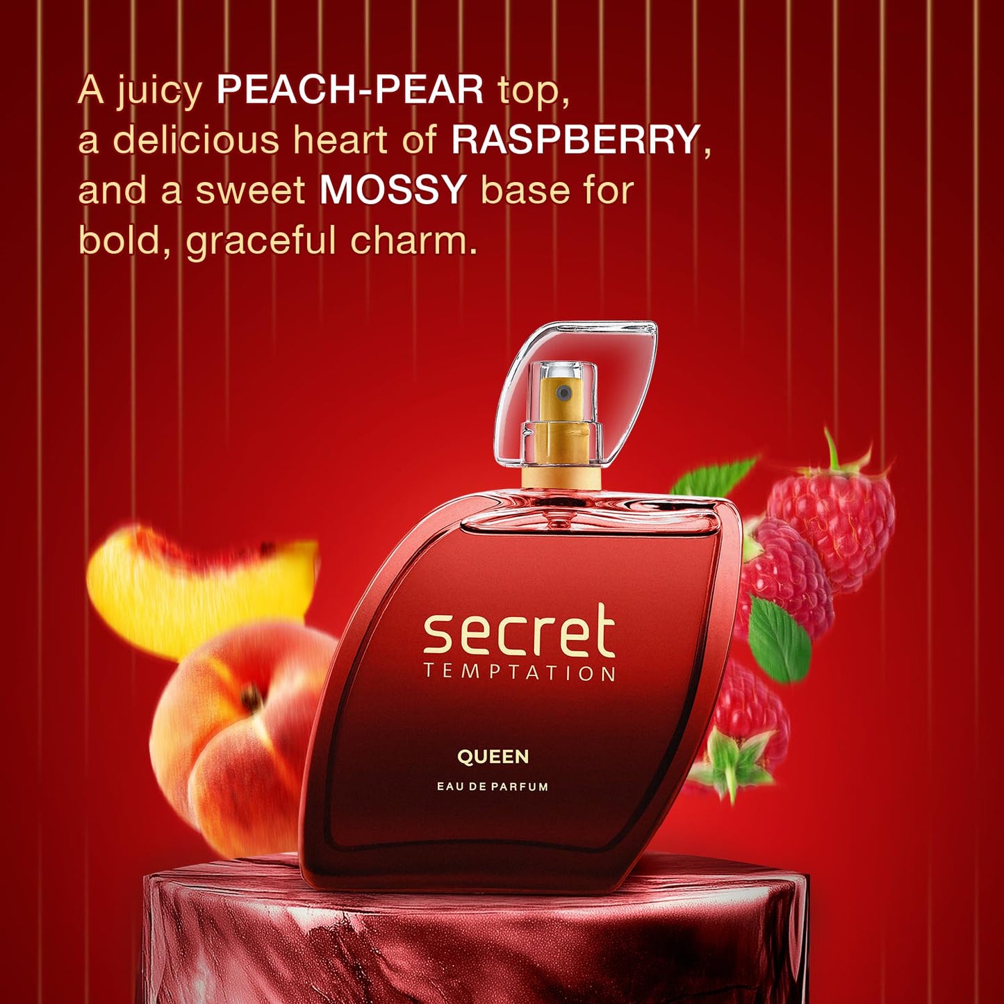 Secret Temptation Queen Perfume for Women, 100ml | Long-Lasting Luxury Fragrance | Bold & Regal Scent |Gift for Women | Elegant & Empowering Perfume for Girls |