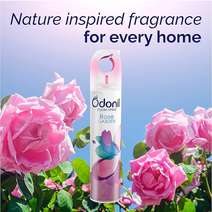 Odonil Room Air Freshner Spray - 220Ml (Rose Garden)