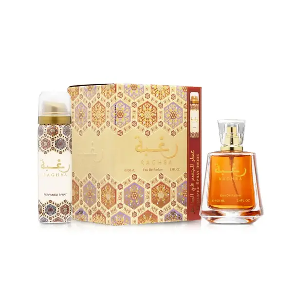 Lattafa Raghba Eau De Parfum 100ml | Unisex Luxury Perfume Spray | Long-Lasting Vanilla Oud Fragrance for Men & Women