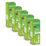 Bodyguard Fabric Roll On for Mosquito Repellent, 10 ml (Green, Pack of 5)