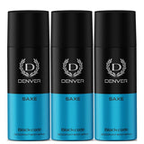 DENVER Saxe Deodorant 150ML(Pack of 3) | Long Lasting Deo for Men & Boys