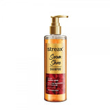 Streax Serum Shine Shampoo, 240 ml for Frizzy and Dry Hair | Paraben-Free With Silicon Boosters & Vit B5 | Controls Frizz, for Smooth & Shiny Hair