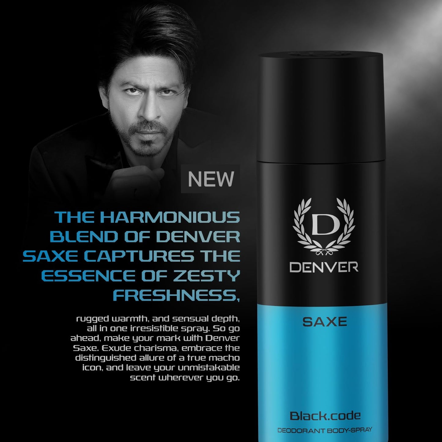 DENVER Saxe Deodorant 150ML | Long Lasting Deo for Men & Boys
