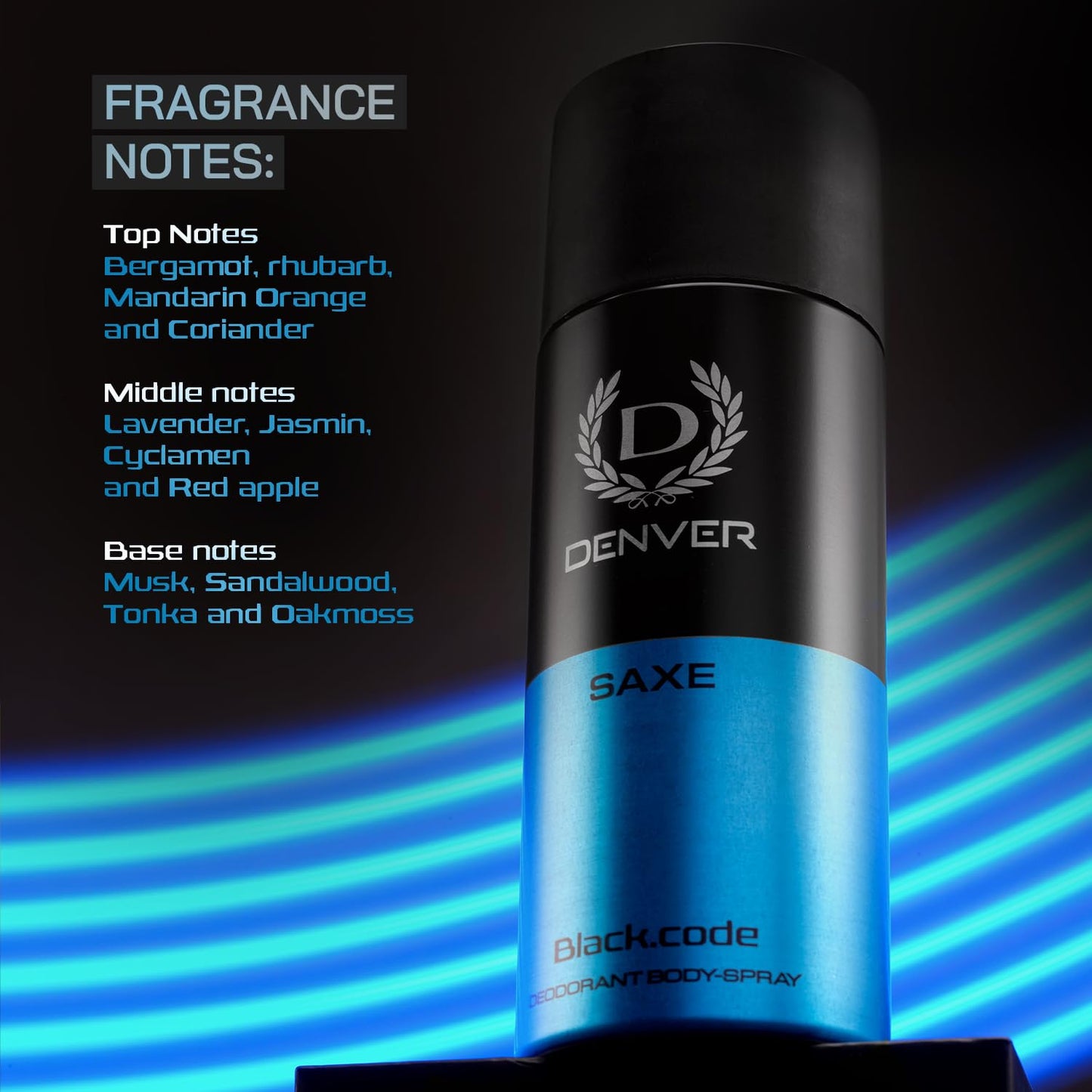 DENVER Saxe Deodorant 150ML | Long Lasting Deo for Men & Boys