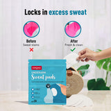 Sirona Disposable Underarm Sweat Pads for Men and Women, 24 Pads (Pack of 1) | Peel-off | Prevents Stains, Absorbs Sweat & Unpleasant Odour