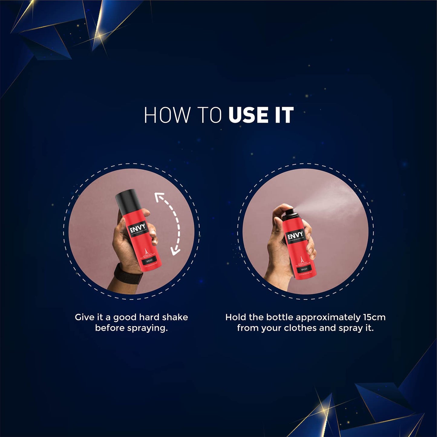 Envy Speed Deodorant - 120ML| Long Lasting Deo Fragrance For Men