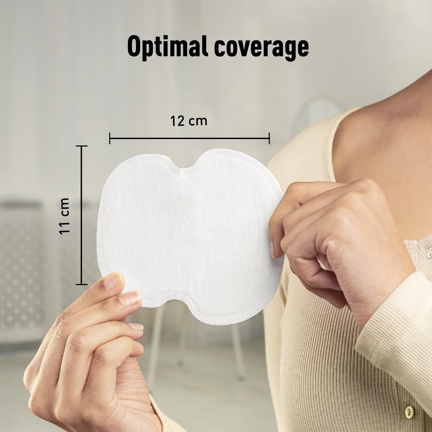 Sirona Disposable Underarm Sweat Pads for Men and Women, 24 Pads (Pack of 1) | Peel-off | Prevents Stains, Absorbs Sweat & Unpleasant Odour