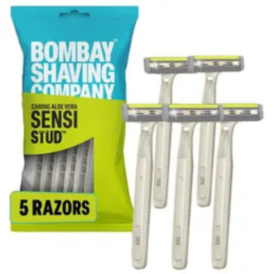 Bombay Shaving Company Sensi Stud men razor pack of 5 for smooth and comfortable shaving
