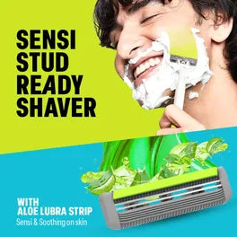 Bombay Shaving Company Sensi Stud Men’s Razor – Pack of 5 Disposable Razors | Smooth, Comfortable & Irritation-Free Shave