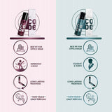 Wild Stone Code Steel & Iridium No Gas Body Perfume Combo for Men,Pack of 2 (120 ml each)