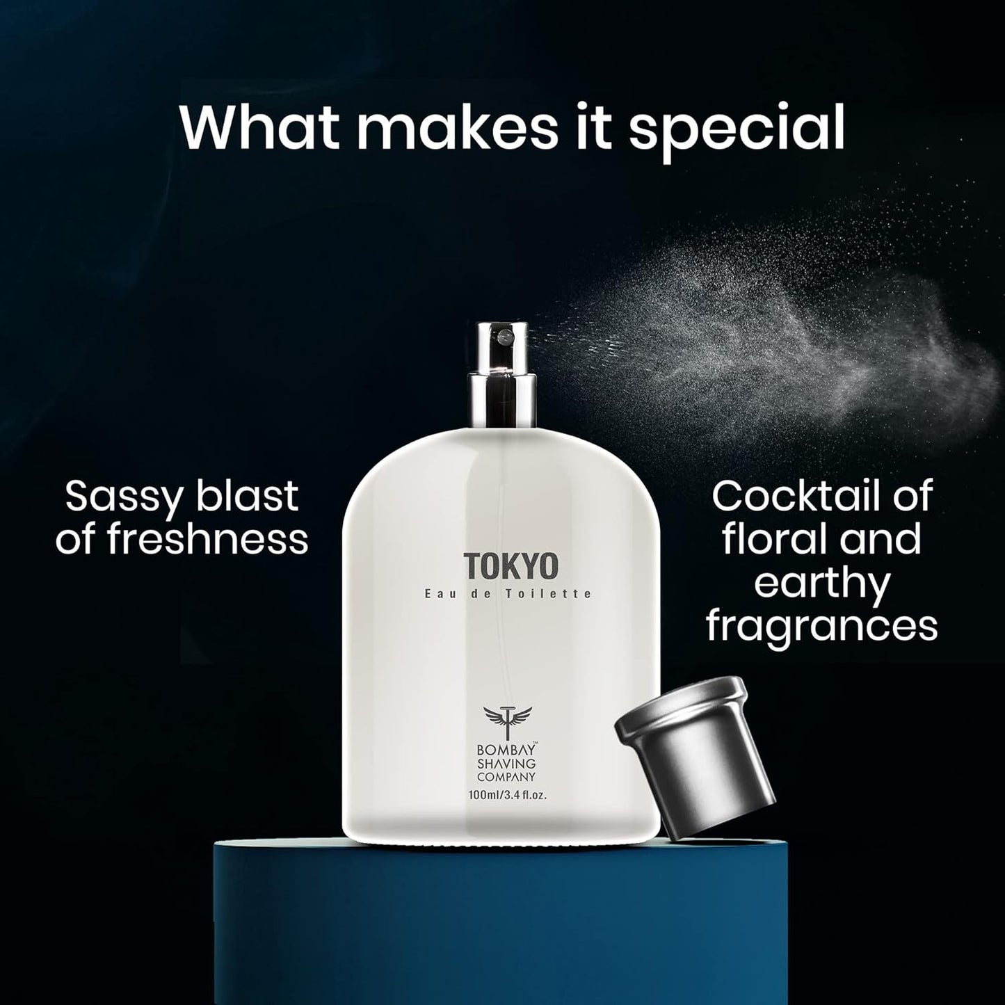 Bombay Shaving Company Tokyo Perfume for Men | Fresh & Soothing Long Lasting Fragrance | Eau De Parfum | Gift for Men