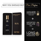 Bergamot Beaute TUX Aquatic Pure Parfum| Grapefruit, Leather & Amber |12+Hrs Long Lasting Perfume for Men| Higher Concentration than Eau De Parfum 30ML