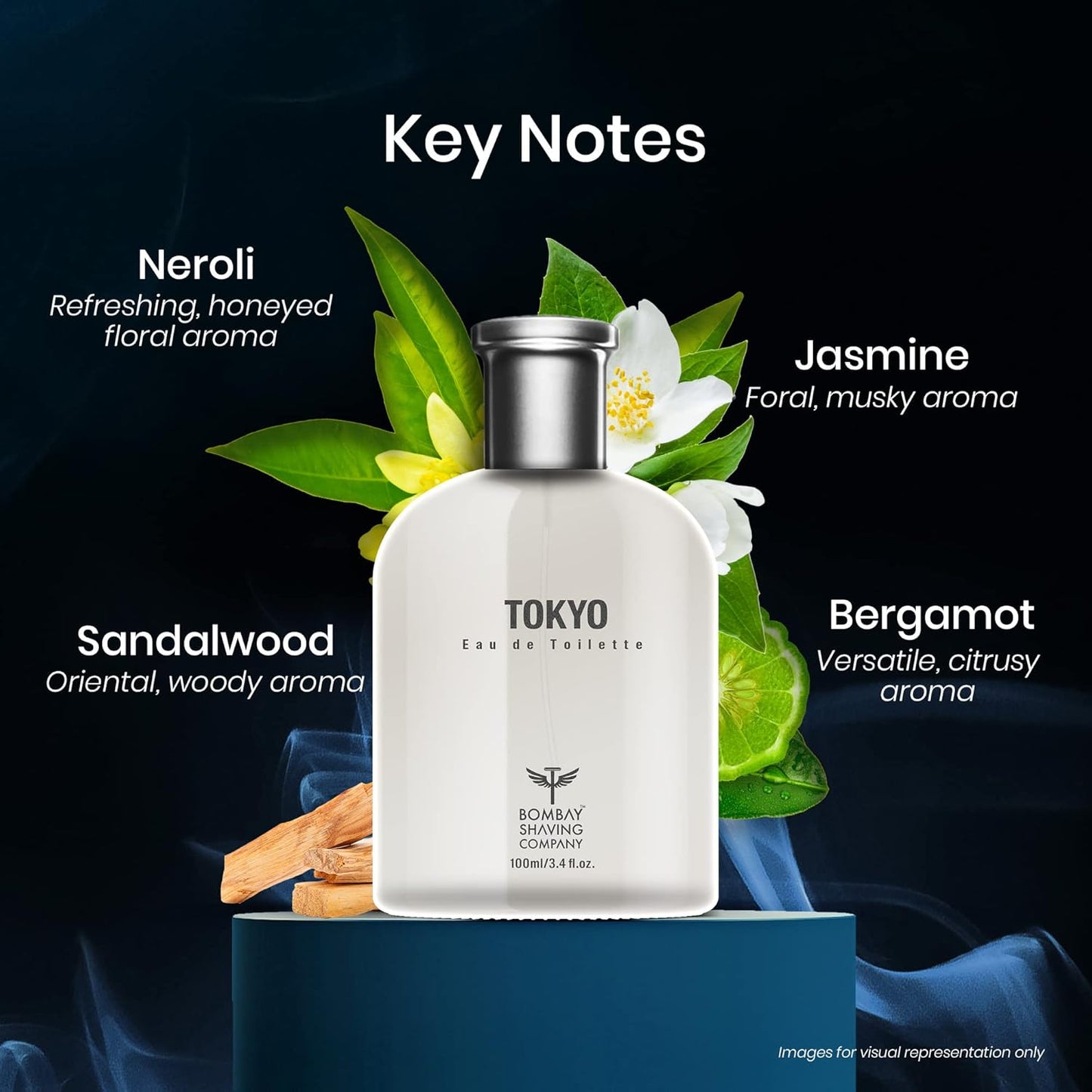 Bombay Shaving Company Tokyo Perfume for Men | Fresh & Soothing Long Lasting Fragrance | Eau De Parfum | Gift for Men