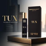 Bergamot Beaute TUX Aquatic Pure Parfum| Grapefruit, Leather & Amber |12+Hrs Long Lasting Perfume for Men| Higher Concentration than Eau De Parfum 30ML