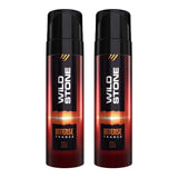 Wild Stone Intense Trance Long Lasting No Gas Deodorant for Men, Pack of 2 (120ml each)