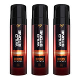 Wild Stone Intense Trance Long Lasting No Gas Deodorant for Men, Pack of 3 (120ml each)