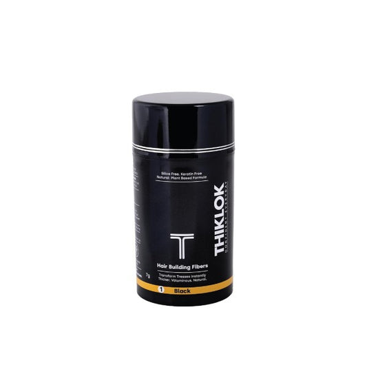 THIKLOK HAIR BUILDING FIBERS- BLACK 3.5gm