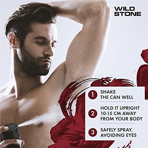 Wild Stone Ultra Sensual Long Lasting Body Deodorant Spray For Men, 150 Ml