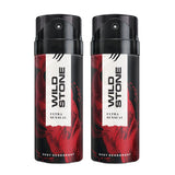 Wild Stone Ultra Sensual Long Lasting Spray Deodorant For Men, Pack Of 2 (150Ml Each)