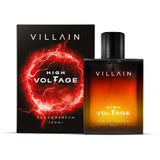 Villain High Voltage Eau de Parfum for Men | Spicy Fougere Fragrance with Patchouli, Mint & Cinnamon | Long Lasting Premium Perfume - 100ml