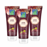 Astaberry Wine Face Wash for delay aging- Improves Skin Moisturisation & Elasticity Reduces Fine Lines | Replenishes Depleted Moisture- (Pack of 3 (60ml X 3)