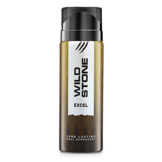 Wild Stone Excel Deodorant for Men, 150ml | Best Deo for Office | A Long-Lasting Body Spray for Men | Excel Body Spray with Woody Fragrance